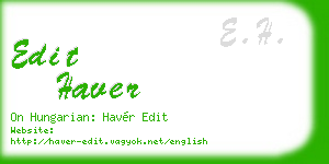 edit haver business card